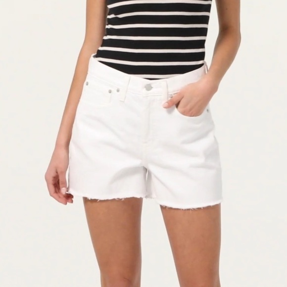 J. Crew Slouchy boyfriend short in white size 31 - Picture 5 of 13